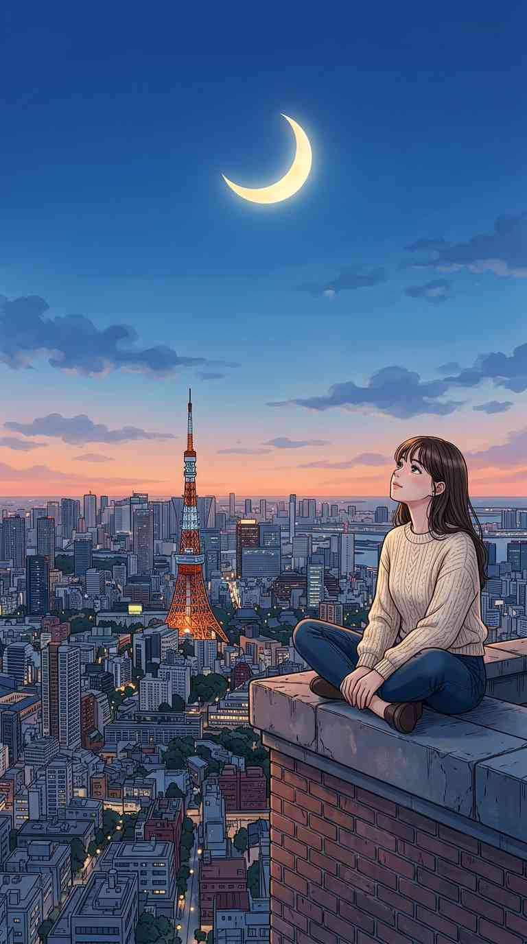 Tokio Stadtansicht Anime - 4K Hintergrundbilder