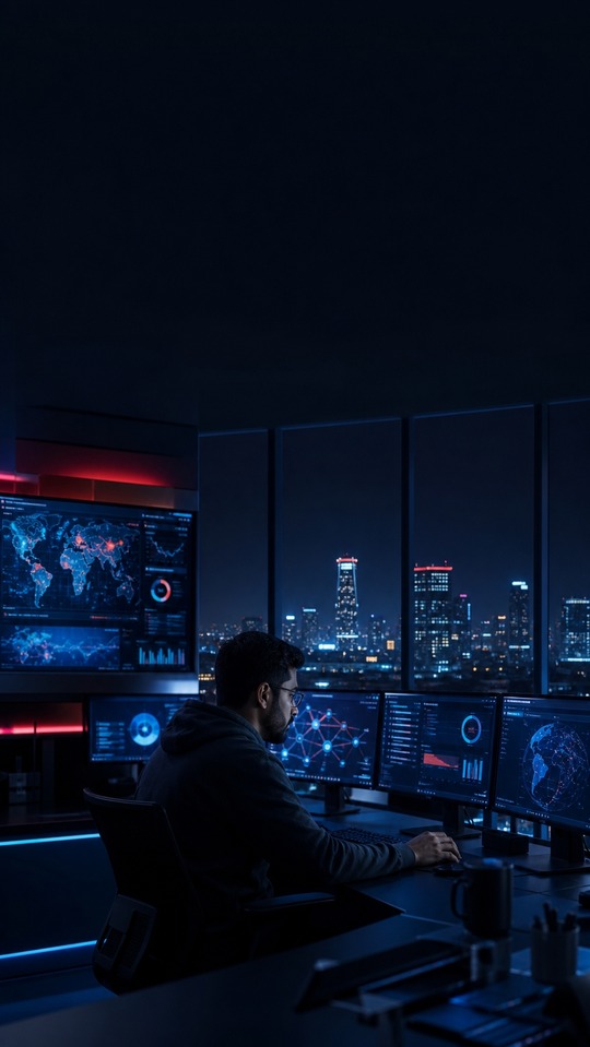 Microsoft Security Control Center - 4K Wallpaper