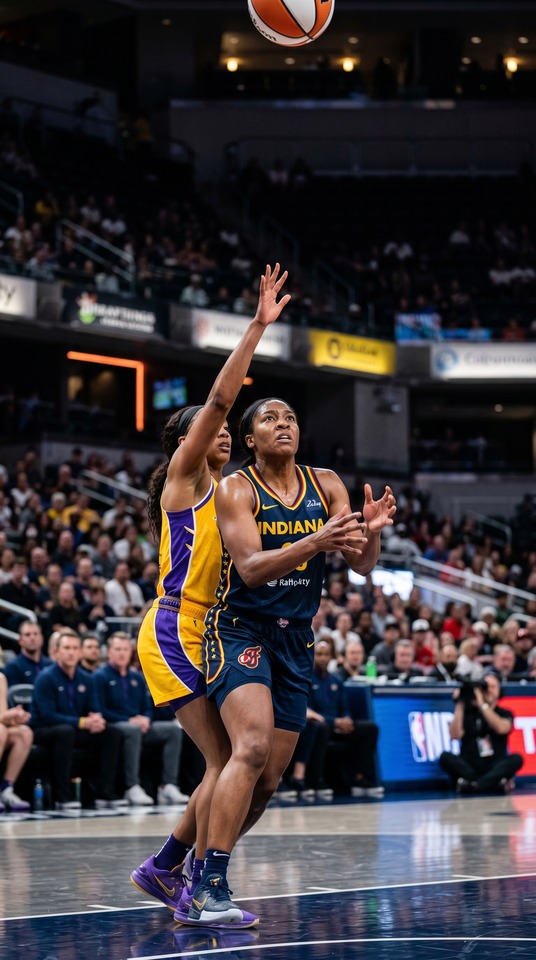 Sparks vs Fever WNBA Game Action - 4K Wallpapers