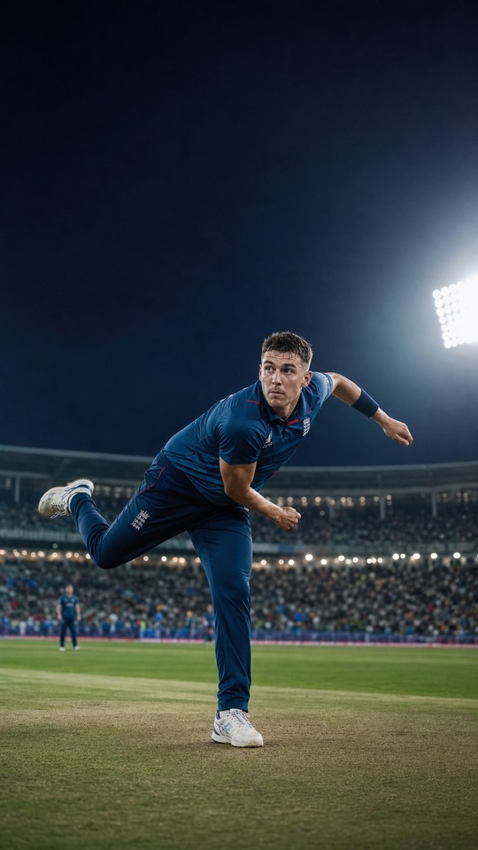 Josh Tongue Cricket Action - 4K Wallpapers