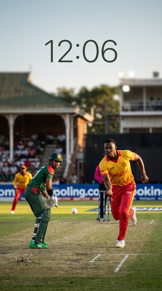 Zimbabwe vs Bangladesh T20 Cricket - 4K Wallpaper