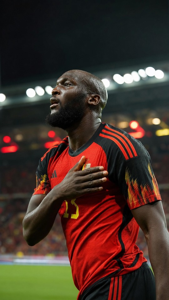 Romelu Lukaku Belgien Fußball - 4K Handy Wallpaper