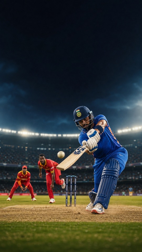 zim vs ind 板球對決 - 4K 高清桌布