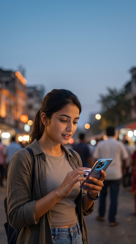 स म र टफ न Smartphone Cinematic Realism - 4K Wallpaper