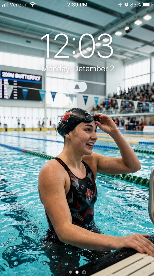 Summer McIntosh Swimming Champion - 4K Wallpapers