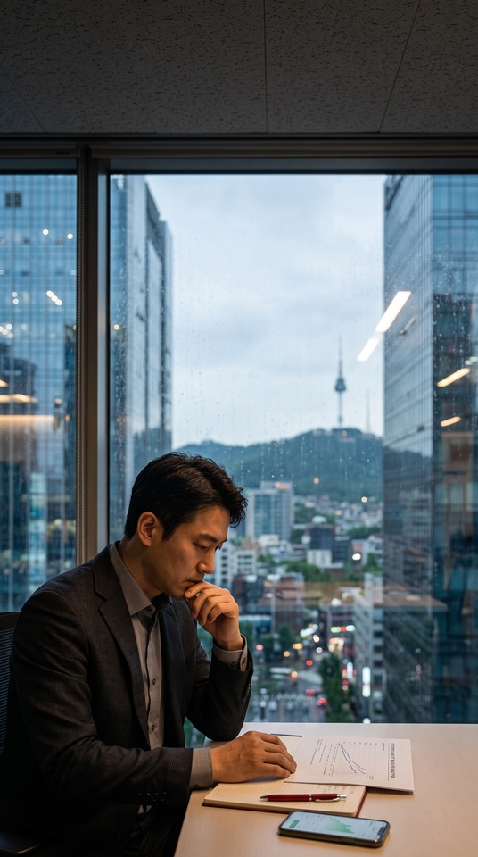 SCHD Value Investor in Seoul - 4K Wallpaper