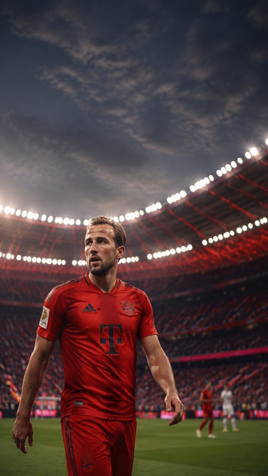FC Bayern News - Harry Kane Cinematic 4K Wallpaper
