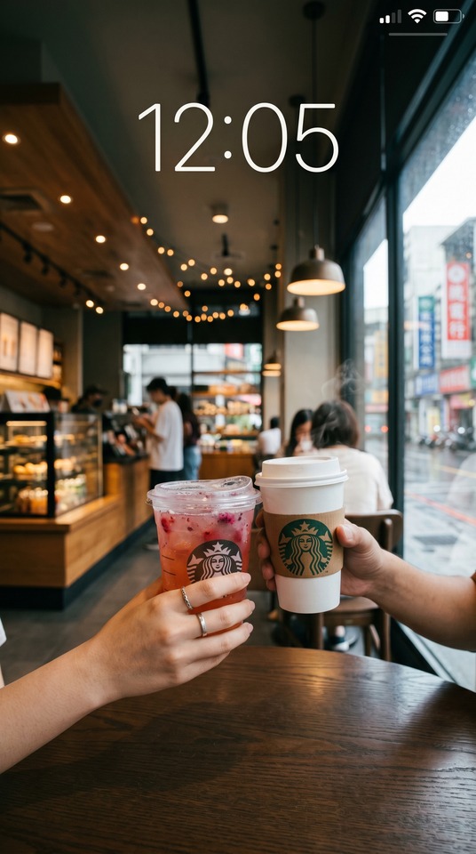Starbucks Coffee & Pink Drink - Fond d'écran 4K