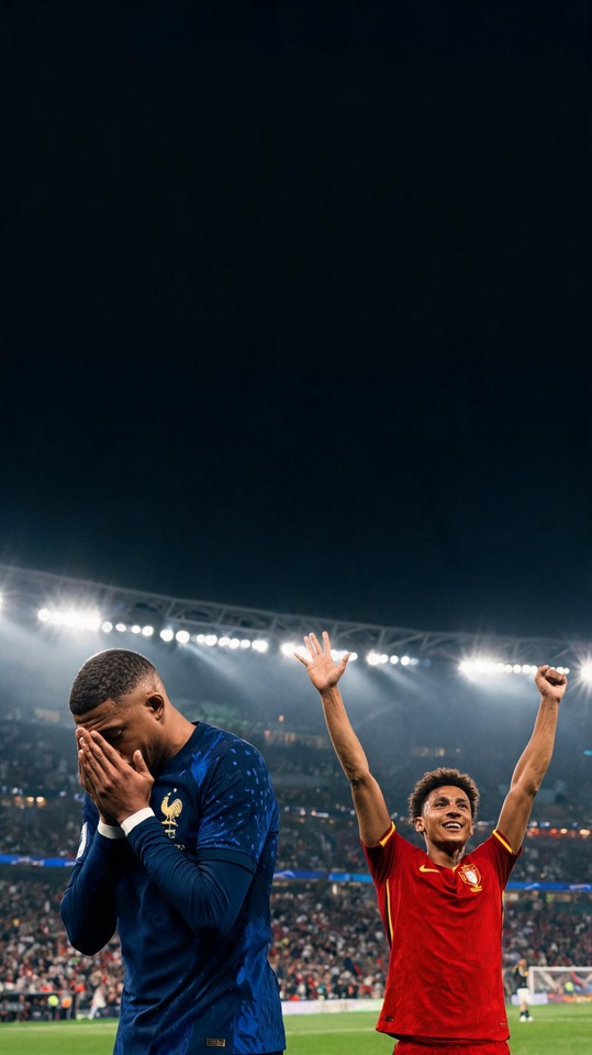 Kylian Mbappé (क ल यन एम ब प प) Émotion - 4K Fond d'écran