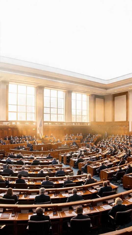 Time and the Legislative Chamber - 4K Wallpaper
