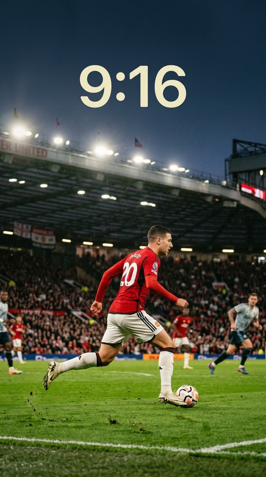 Diogo Dalot Manchester United - 4K Phone Wallpaper