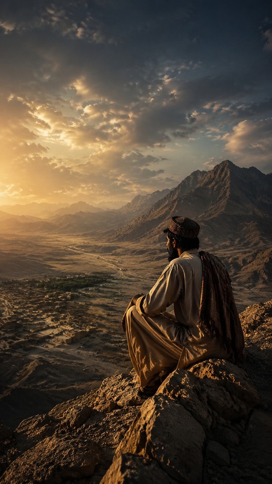 Balochistan Cinematic Mountain View - 4K Background