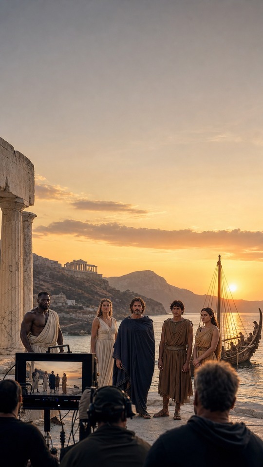 The Odyssey Cast Cinematic Realism - 4K Wallpapers
