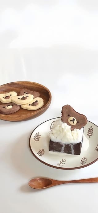 Rilakkuma Bären Kekse - 4K Hintergrundbild