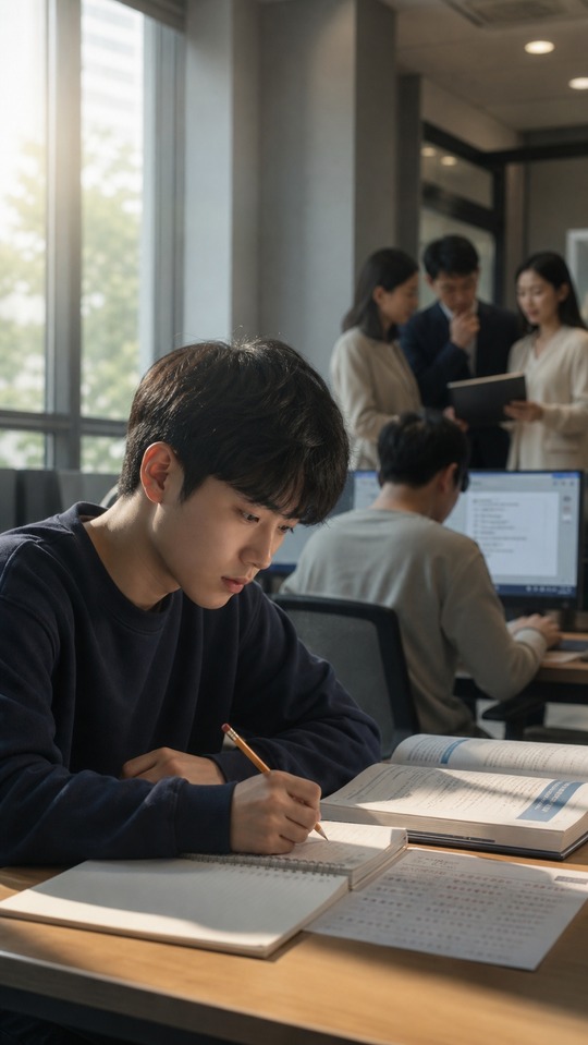 TOEIC Exam Preparation Motivation - 4K Wallpaper