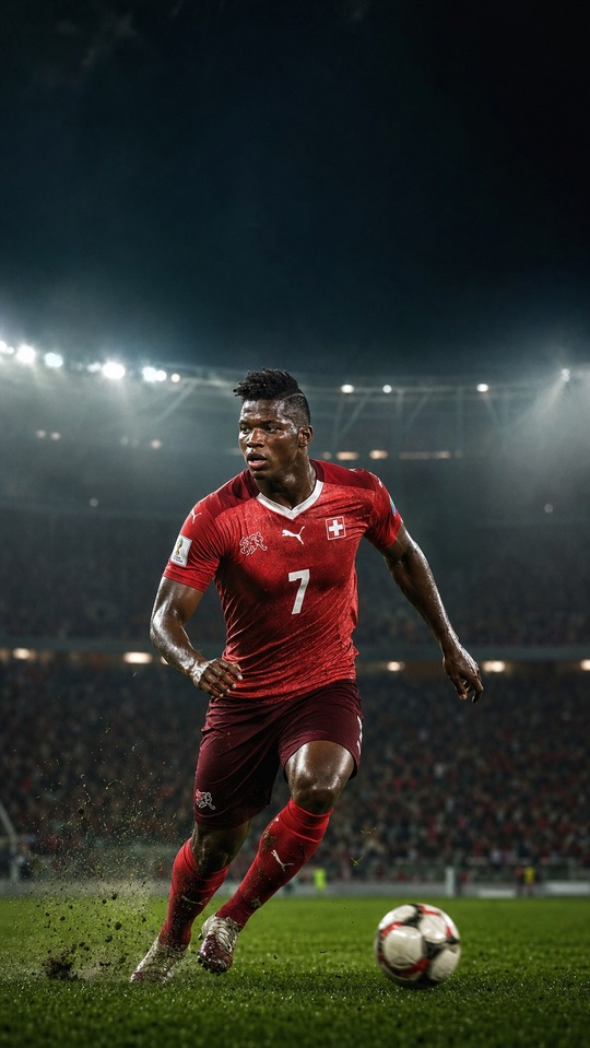 Breel Embolo Swiss National Team - 4K Phone Background