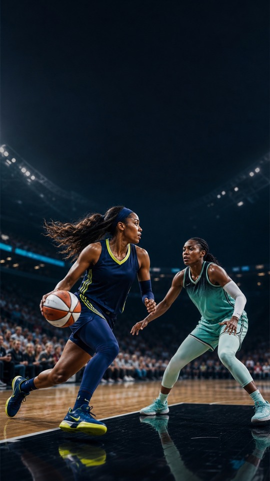 Wings vs Liberty WNBA - 4K Hintergrundbild