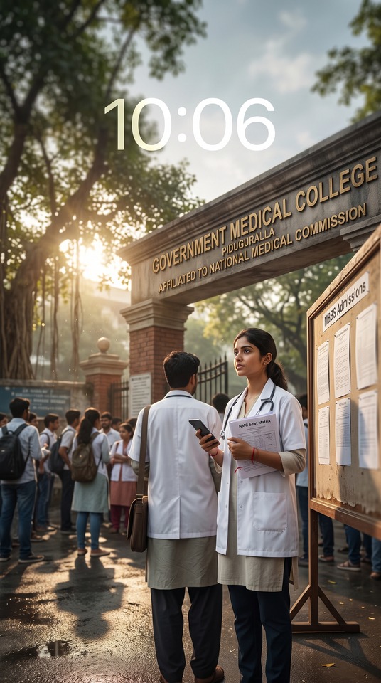 NMC MBBS Seat Matrix - Piduguralla Medical College 4K Wallpaper