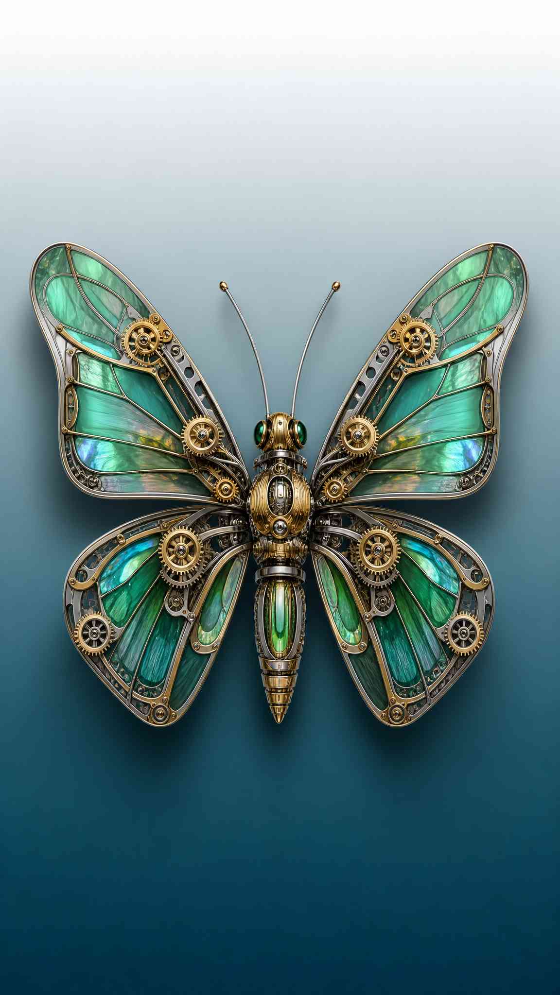 Steampunk Mechanical Butterfly - 4K Wallpaper