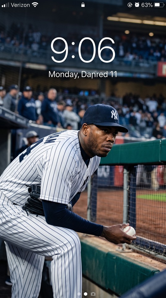 Aroldis Chapman Yankees MLB - Handy Wallpaper 4K