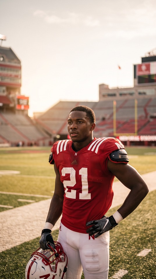 Tikey Hayes Nebraska Huskers - 4K Phone Background