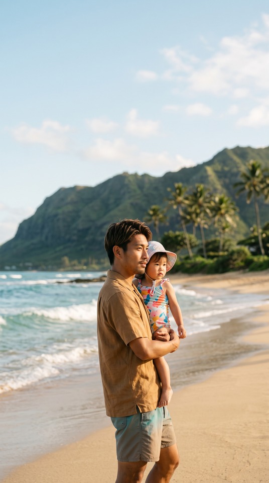 Hidemasa Morita Family Vacation - 4K Phone Background