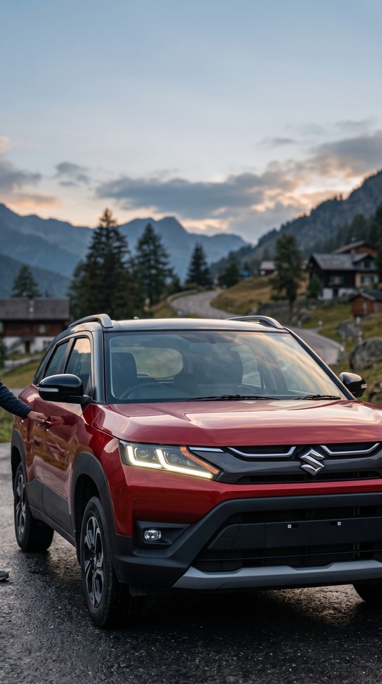 New Brezza 2026 Facelift SUV - 4K Wallpapers