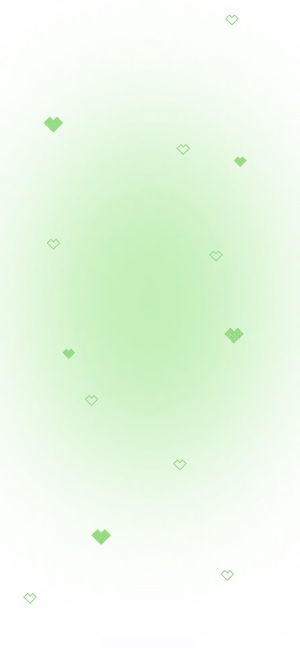 Soft Green Pixel Heart - 4K Wallpaper