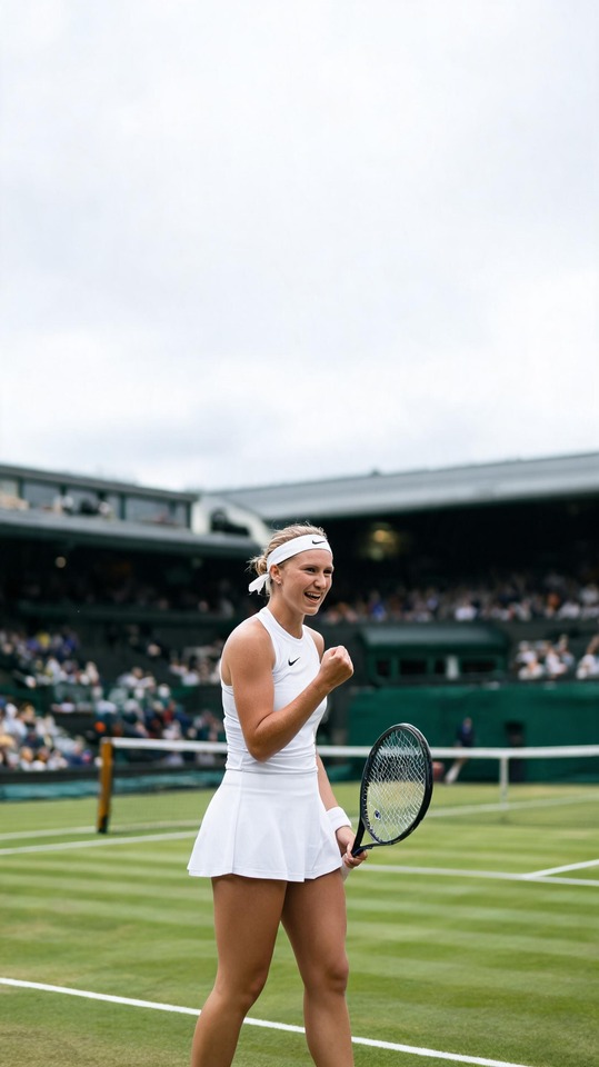 Linda Nosková Wimbledon Celebration - 4K Phone Wallpaper