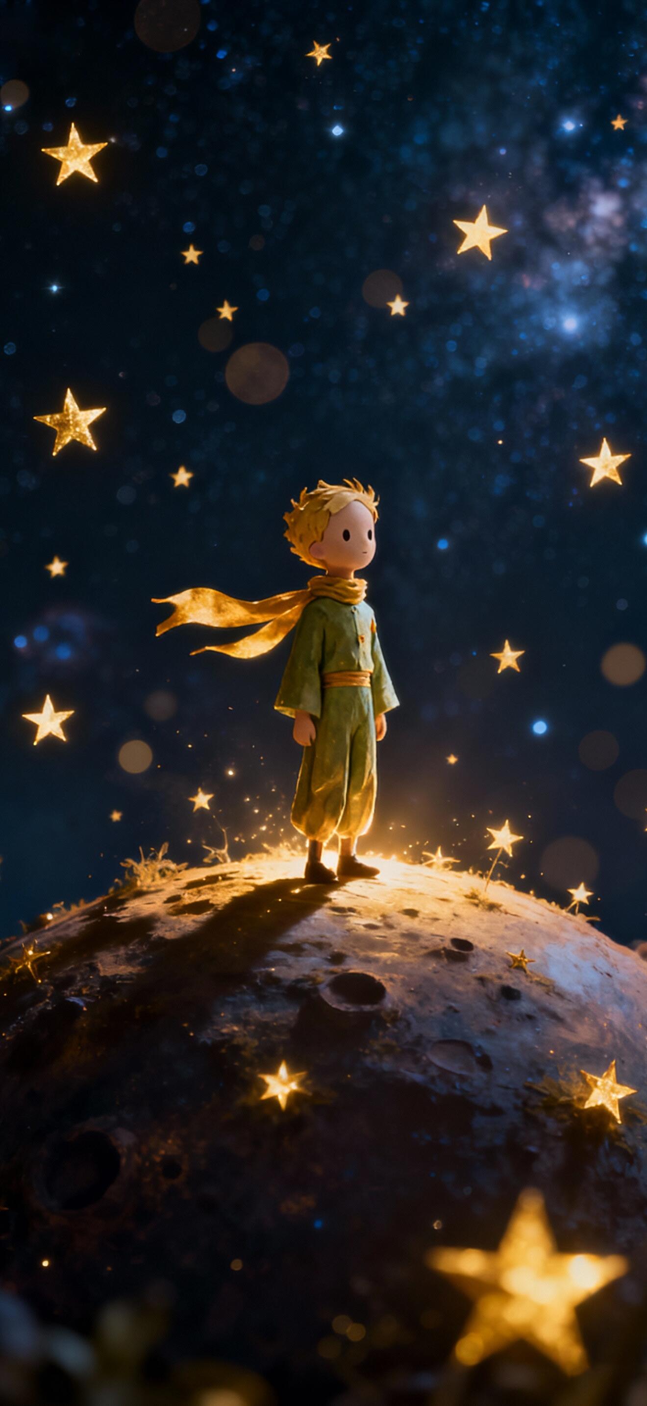 Le Petit Prince sous les Étoiles - Fond d'Écran 4K
