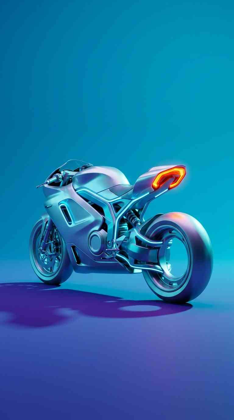 Superbike Futurista - Fondos para Celular 4K