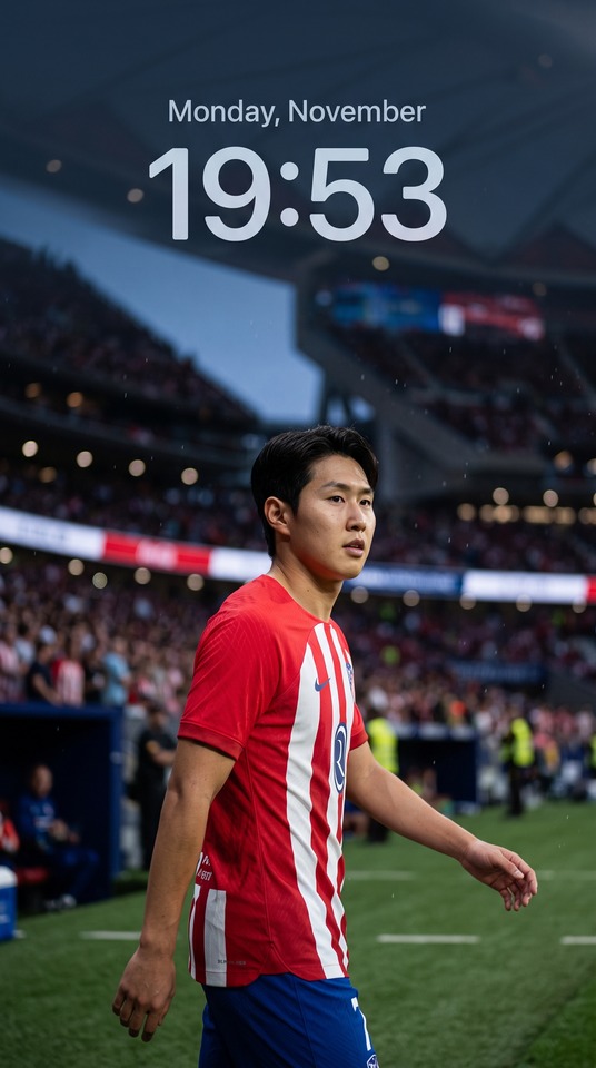 Lee Kang-in Atletico Madrid Cinematic - 4K Wallpaper