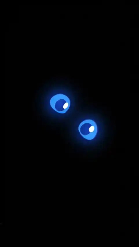 Glowing Blue Eyes Minimalist - Live Wallpaper