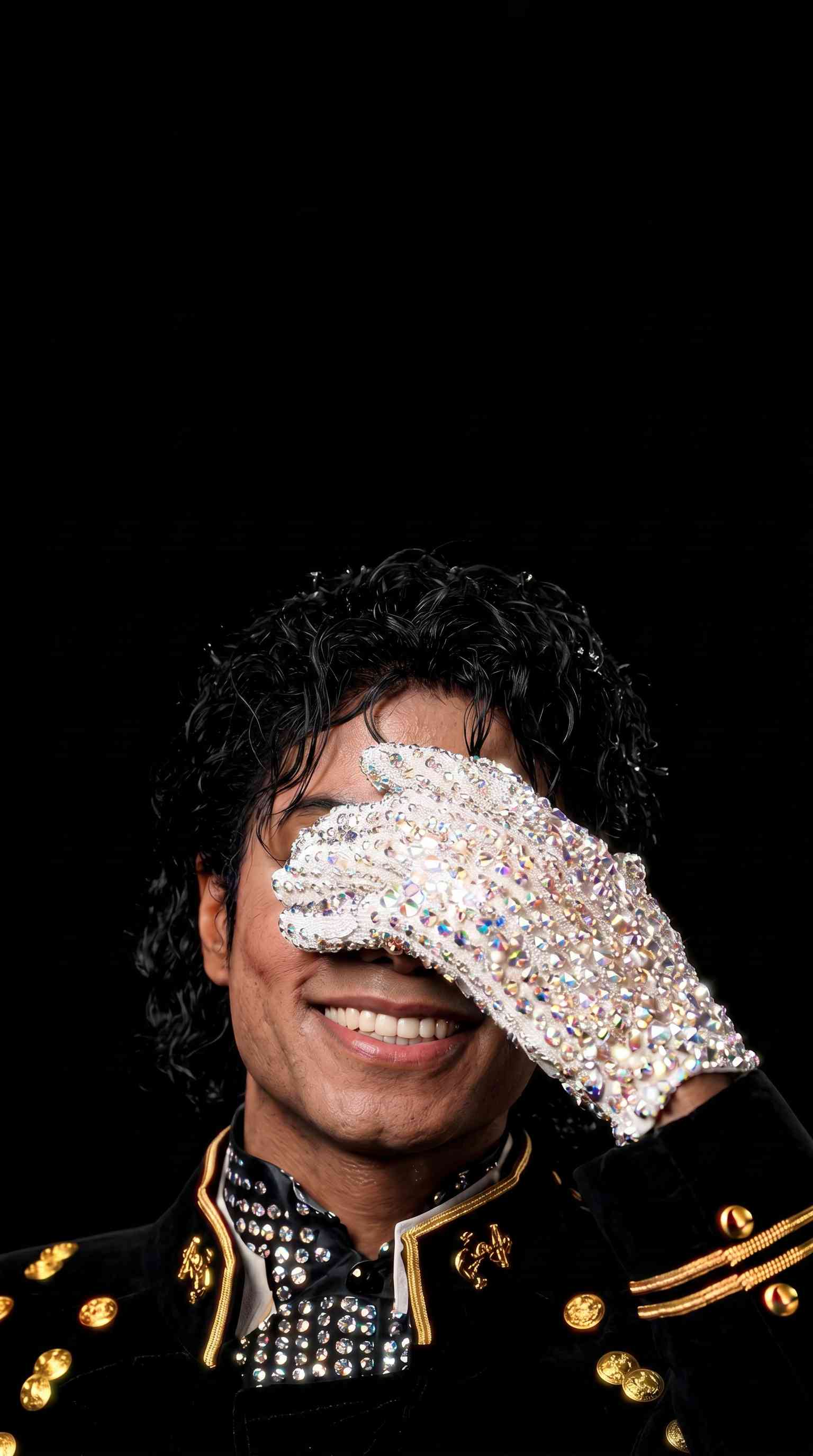 Michael Jackson Guante y Sonrisa - Fondo 4K