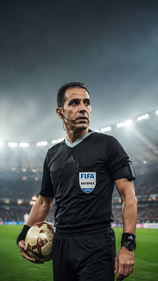 Ismail Elfath Professional FIFA Referee - 4K Wallpaper