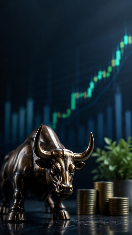 Groww Share Price & Bull Market - 4K Lock Screen
