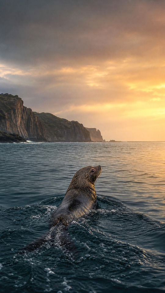 Neil the Seal Handy Wallpaper - 4K Natur