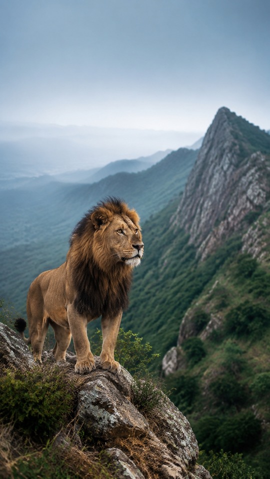 León Majestuoso de Girnar - Fondo 4K