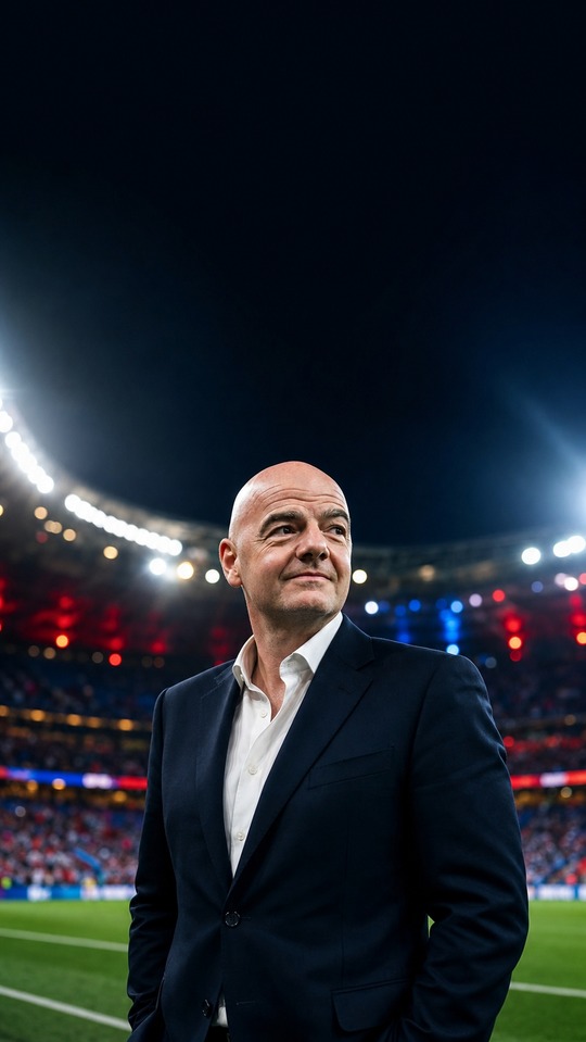 FIFA President Gianni Infantino - 4K Phone Background