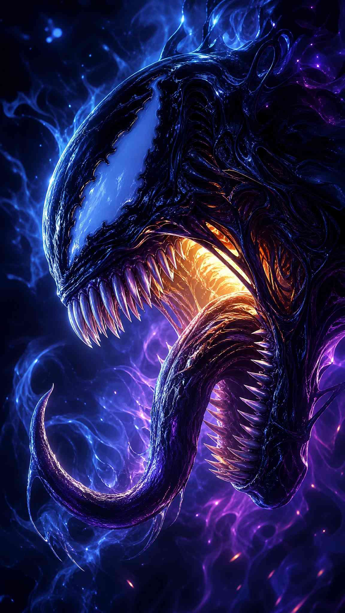 Venom Symbiote Dark - Fond d'Écran 4K