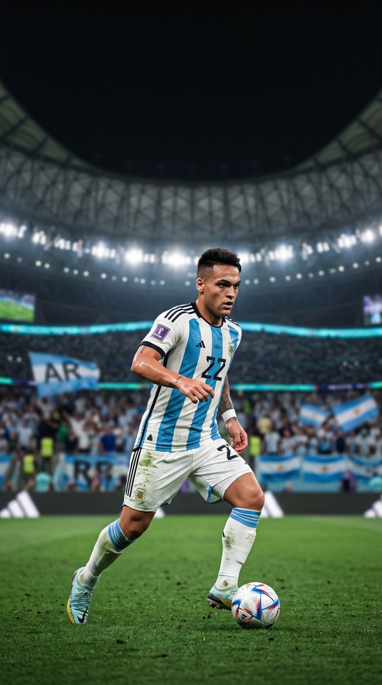 Lautaro Martinez Argentina Football - 4K Wallpaper