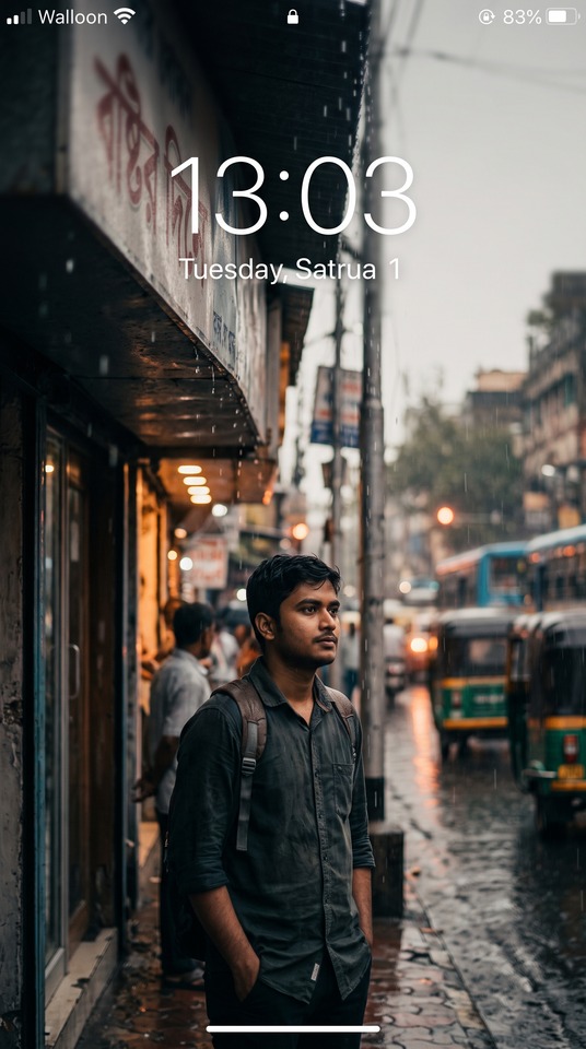 Lluvia Urbana Retrato - 4K Fondos para Celular