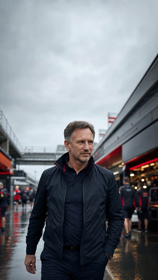 Christian Horner F1 Paddock - 4K Wallpaper