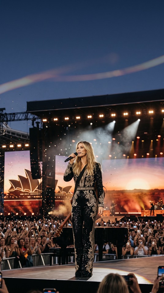 Delta Goodrem 2027 Tour - 4K Phone Wallpaper