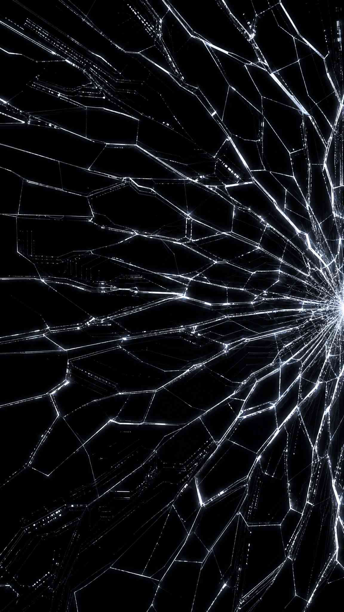 Cracked Glass & Shattered Screen 4K Wallpapers