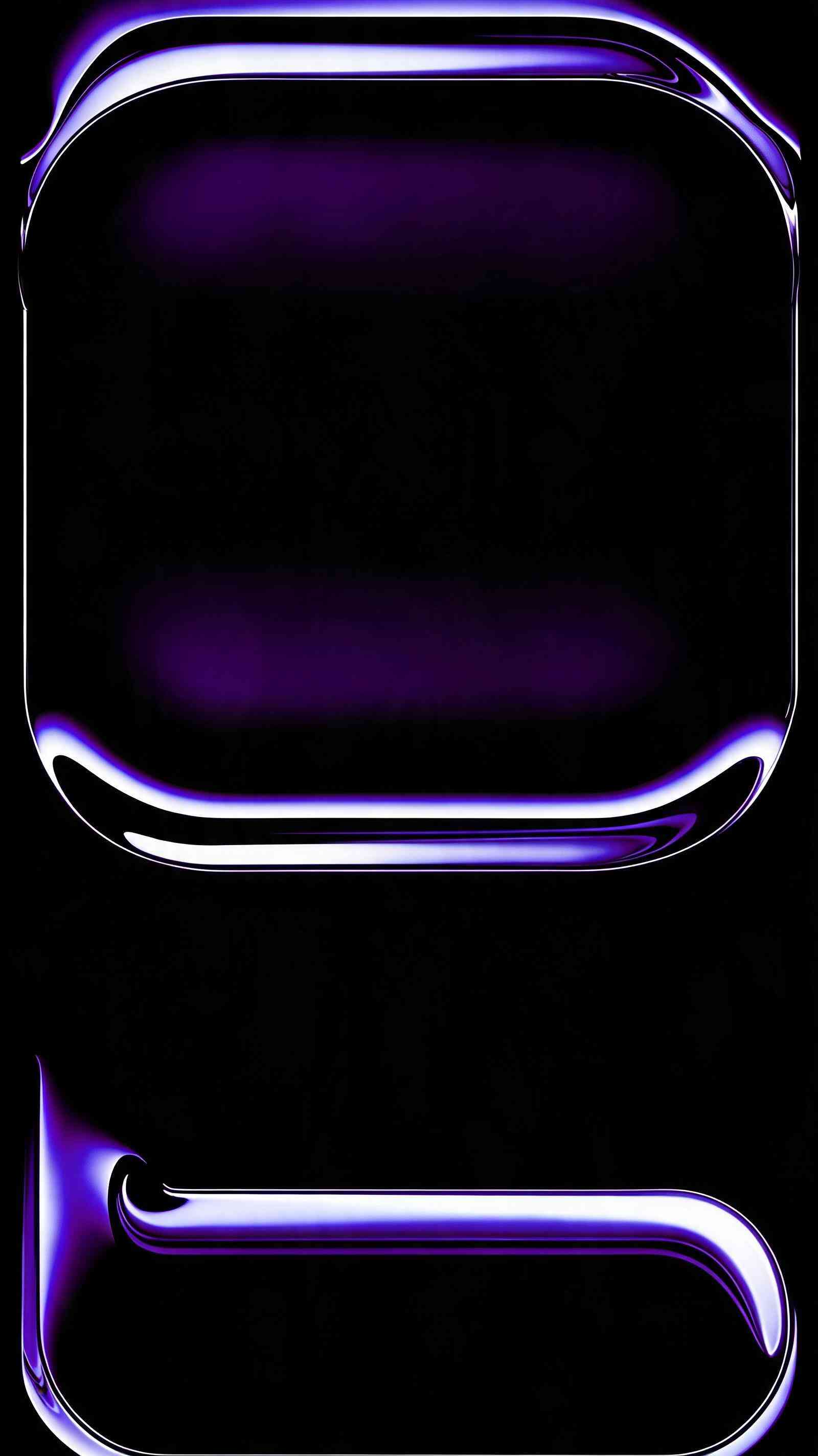Abstract Purple Neon Glass - 4K Wallpaper