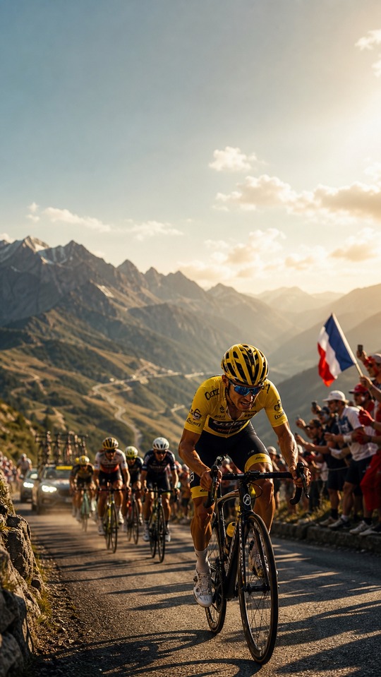 Tour de France Live - Cinematic Cycling 4K Wallpaper