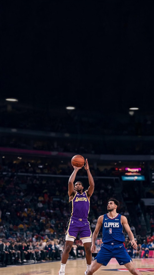 Lakers Summer League Action - 4K Phone Background