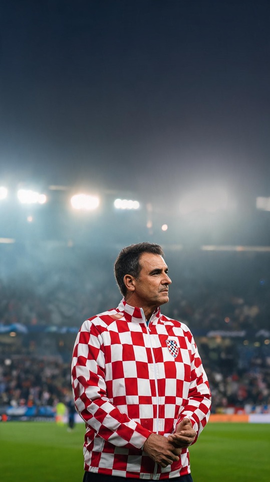 Zlatko Dalić Croatia Manager - 4K Wallpaper