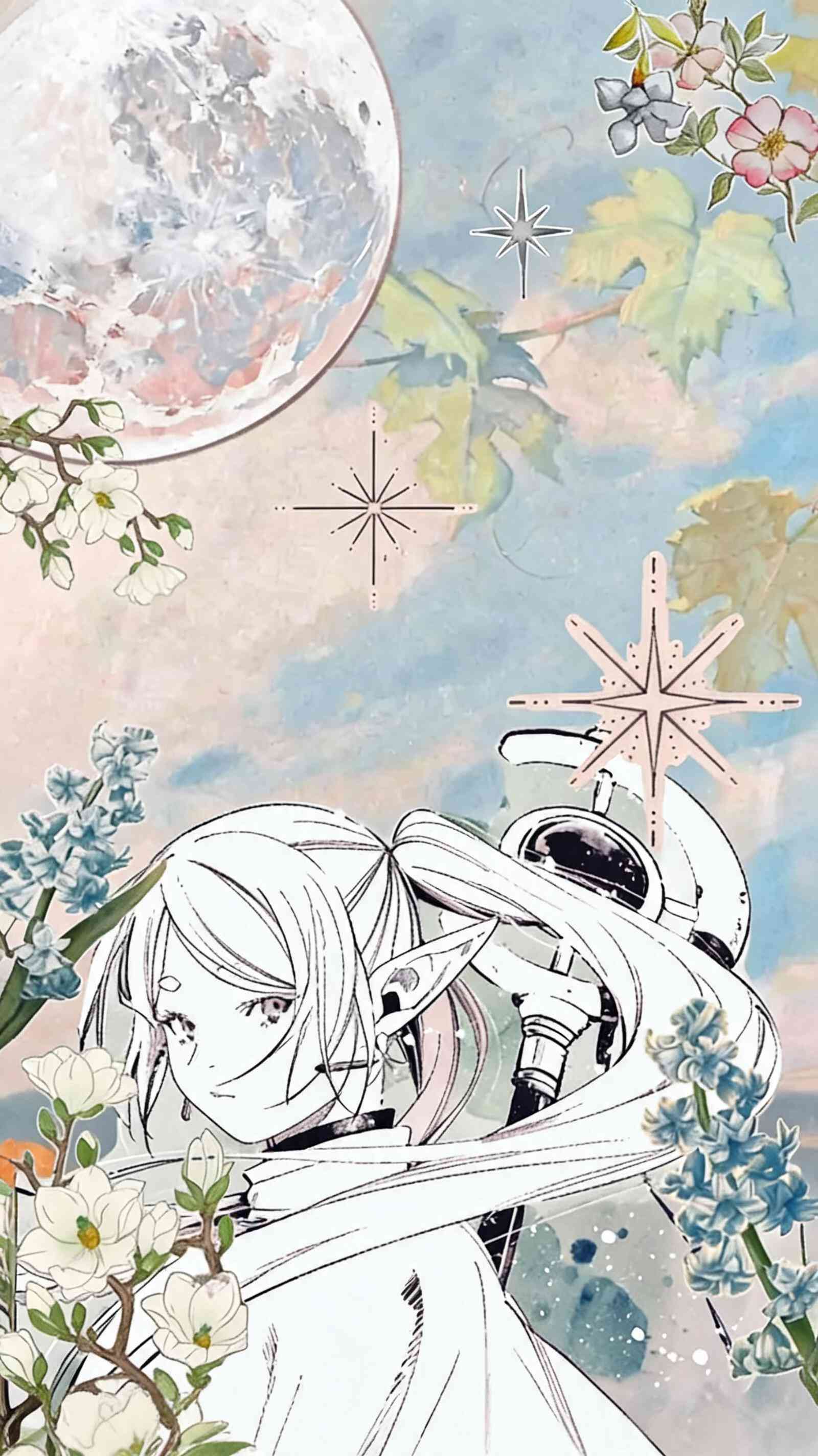 Frieren: Reiseende 4K Anime Wallpaper für Mobile
